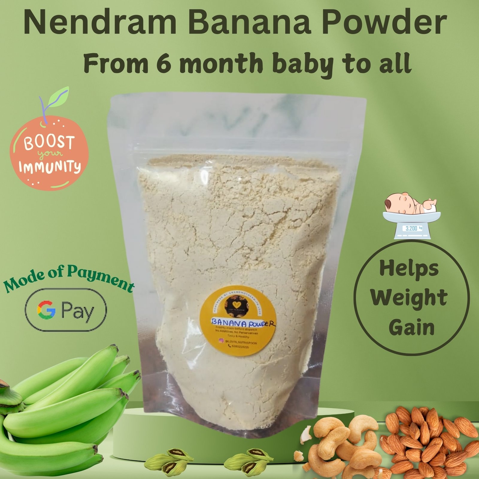 Nendram Banana Powder